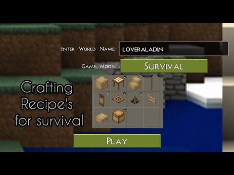Crafting Recipes for Survival craft and Mini block craft Mode mini block craft 3D