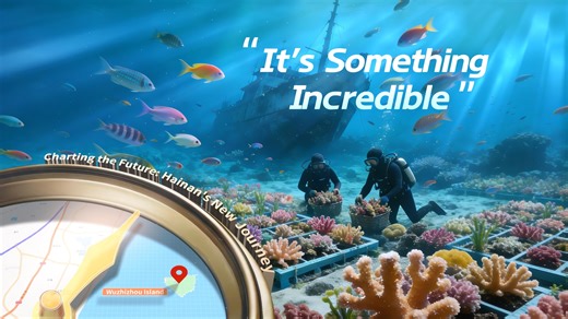 Beneath the waters off Hainan Island, unusual structures rest on the seafloor … shipwreck outlines, engine blocks, even statues. They resemble relics of an ancient civilization, but they're actually part of one of China's largest tropical marine conservation programs. On Wuzhizhou Island, experts are rebuilding coral ecosystems using artificial habitats, real-time underwater monitoring and a hands-on initiative that lets visitors help plant coral. We dive with conservationists, explore why China