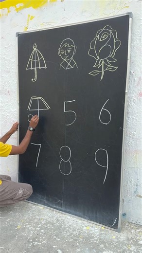 Animal Number Drawing #art