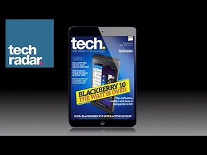 BlackBerry 10 interactive cover by tech. magazine