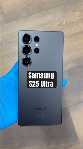 The New Samsung Galaxy S25 Ultra Titanium Jet Black!