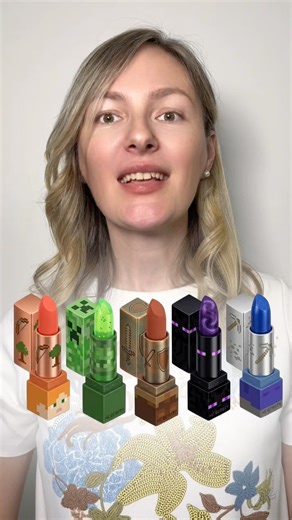 Minecraft Lipstick color check 💄 #lipstick #beauty #minecraft