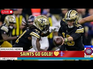 New Orleans Saints Unveil 🔥 Gameday Gold Uniforms for 2025! First Look + Reaction । USA TODAY NEWS
