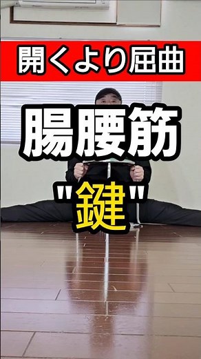 股割りは“開く”より屈曲です。今話題の股割り本質を突く開脚前屈の方法！ #筋トレ #開脚 #股割り #股関節 #split