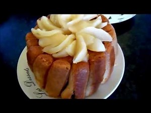 DIY Recette Charlotte Chocolat Poire Bio