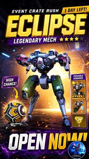 NEW CREATE RUSH 😱😱 #mecharena #gaming #viral