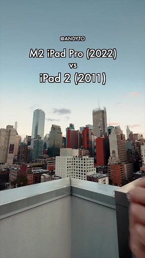 M2 iPad Pro vs iPad 2 #m2ipadpro #ipad #apple #nyc