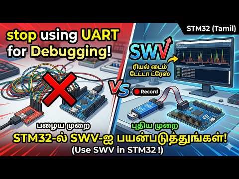 Stop using UART for Debugging! Use SWV in STM32 Tamil