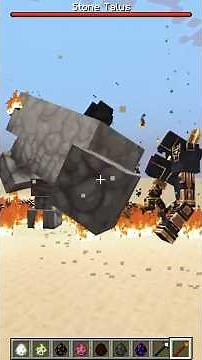 Infinity Golem vs Mutant Creatures – Minecraft Modded Arena Fight!🔥