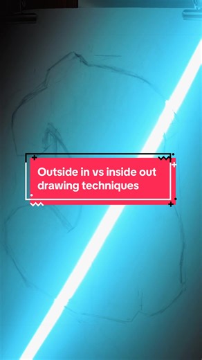 ⛰️Outside in vs 🪟 Inside out ⛰️ Outside in - You draw the outside shape, focus on straight lines. You’re simplifying things down. You’re looking for what lines up 🪟 Inside out - You look for the volumes that come from the anatomy. It feels more expressive and gives more life to the drawing. 2 different drawing methods. You can pivot and move between the strategies 🙋‍♀️ What does drawing have to do with anything? Everything. It connect to work, personal life, relationships and everything in be