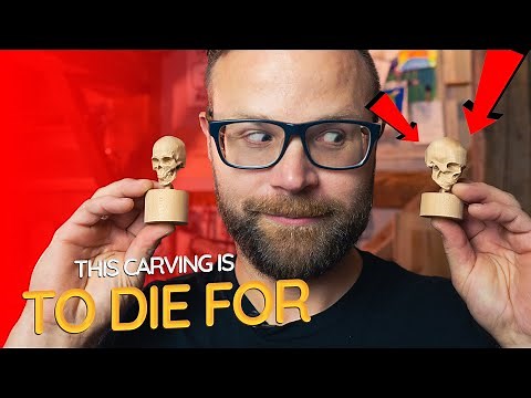 Vortex Rotary Axis 3D Skull Carving Tutorial