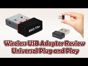 Wireless USB Adapter Review Universal Plug and Play | WiFi Receiver | Urdu/Hindi | Abbas Computers