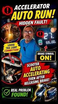 Electric Scooter Auto Acceleration 😱 Real Problem Found! #shorts
