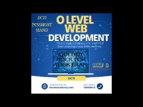 O level Second Paper 2000 MCQ || Web Development 2000 MCQ || HTML & CSS MCQ