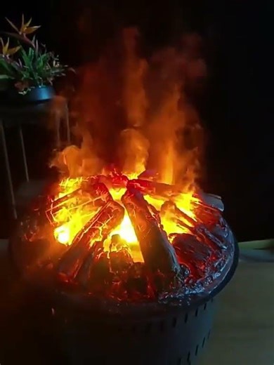 Simulated Fireplace ( LED Light + Water Mist)