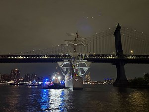 New York City mayor says two people died after ship hit Brooklyn Bridge