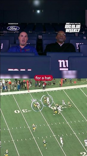 Mike Kafka and Carl Banks break down tape from Week 11 #shorts #nfl #Giants #nygiants