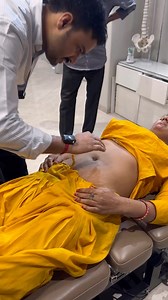 Nabhi setting | gas and acidity treatment navel displacement technique #trendingreels #feedshorts #ytshorts #trend | Dr. Harish Grover Chiropractor