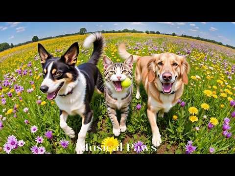 12 HOURS Dog & Cat TV 🐾 Gentle Healing Pet Music to Ease Stress & Support Safe, Peaceful Sleep