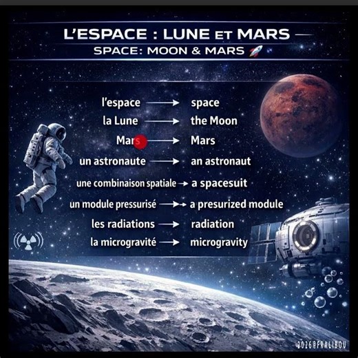 SPACE: MOON AND MARS