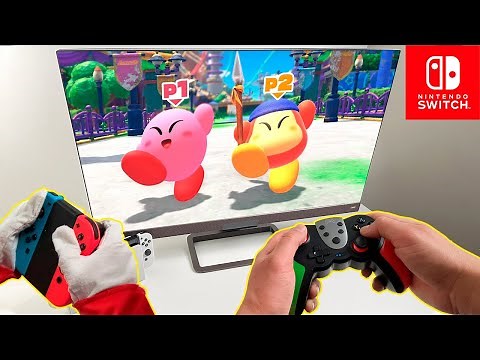 Kirby and the Forgotten Land 2 Player Co-Op Gameplay | Nintendo Switch