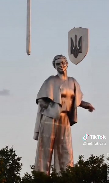 Motherland Monument in Kyiv: Dancing Hutsulka Statue