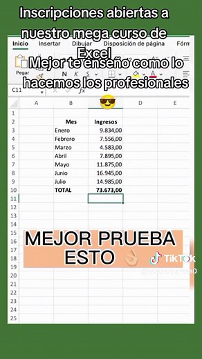 Atajo de teclado para sumar más rápido en excel. #excel #exceltrucos #exceltrucosrapidos #excelsumaautomatica #exceltrucossumarapida #excelbasico #excelintermedio #excelavanzado #excelavanzadotrucos #excelingeniero #excelfinanciero #powerbi #excelatajos #atajoexcel #atajosdeteclado #atajosexcel #bodega #finanzas #excelpro #abogado #ingeniero #secretaria #contador #oficina #fyp #aprendeentiktok #libertadfinanciera #economia #trabajosihay #recepcionista #fypシ #fypシ゚viral #fypage #fylpシviralシ #para