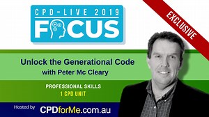 Unlock the Generational Code (2019) - Professional Skills or Practice Management - 1 CPD Unit | CPDforMe.com.au