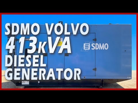 SDMO Volvo Diesel Generator 413kVA – XP40058 Test #sdmo | #fgwilson Authorised Dealer