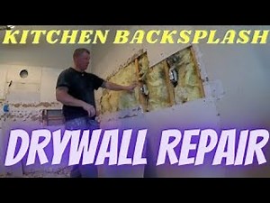 guide on repairing drywall in your kitchen backsplash step-by-step drywall repair instructions