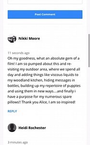 Alice Sharp has been a true inspiration so far at our online conference! Here are just some of the comments the audience are making… ‘What a session! My favourite from Alice so far! She explores pedagogy, types of play, outdoor provision and benefits, she talks about her new book (which I have and it's amazing!) and the song that goes with it. Lots of examples and a super interactive session. What a great start of the day 🙌💕’ ‘Absolutely brilliant, so much to think about and consider with our 