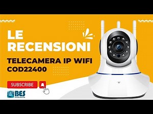 TELECAMERA IP MOTORIZZATA WIFI 3 ANTENNE HD REGISTRA MICRO SD CONTROLLO APP BES