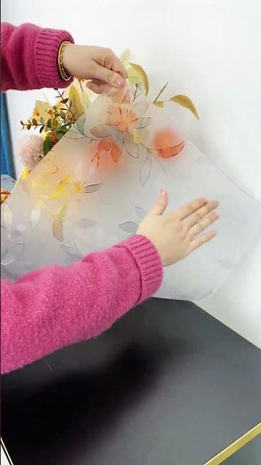 The soft glass table mat that everyone praises, with exquisite prints Recommended items #resistan