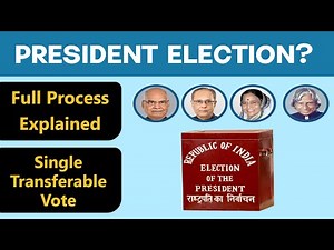 President Election Process in India | Single Transferable Vote Explained | Hindi