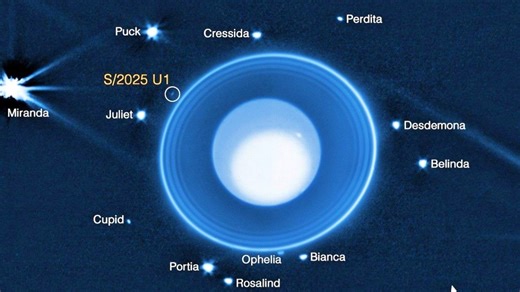 James Webb Telescope discovers unknown moon orbiting Uranus