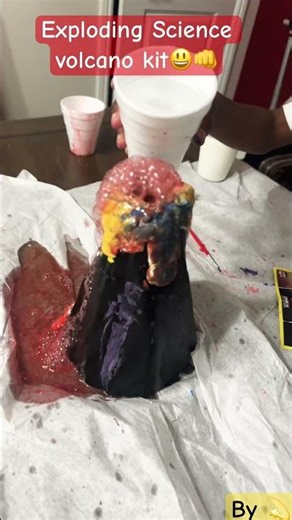 Exploding volcano craft!! 😌💫👊