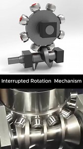 Interrupted rotation mechanism simulation #mechanism #howitwork #simulation #howitmade Mechanical and Automation Systems | Mechanical and Automation Systems