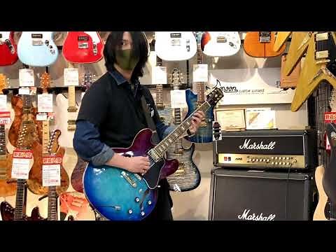 Epiphone Original Collection ES-335 Figured Blueberry Burst Tone Check