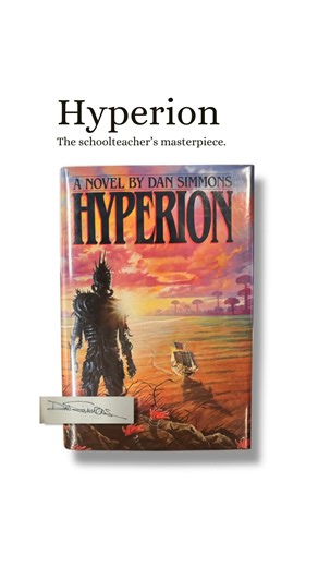 85K views · 4K reactions | We’re offering a signed first edition of Hyperion by Dan Simmons — the Hugo Award-winning novel that redefined late 20th-century science fiction. First editions signed by Simmons are scarce, and this example is exceptionally well-preserved, with vibrant colors and a fine, unclipped dust jacket. A centerpiece for any modern sci-fi collection. Available now for $1,950. Comment “Hyperion” for full details.  | Ageless Literature | Facebook