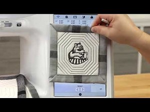 Five Minute Friday: How to Echo Quilt in Embroidery with the Applique Settings Key