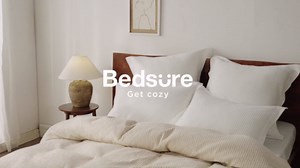 Bedsure Waffle Weave Euro Sham, 26x26 Inches Pillowcases 2 Pack, 100% Cotton Euro Pillow Covers with Envelope Closure for Gift, Home Decor, Throw Pillow Covers for Bed Sofa Couch, Natural