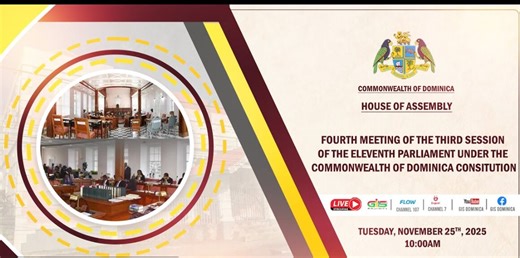 LIVE from 10AM: Dominica's 4th Meeting of the 3rd Session of the 11th Parliament - Dominica News Online