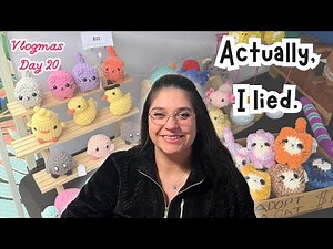 Crochet Market Recap | Unexpected FINAL Market of 2025 | Vlogmas 2025 Day 20