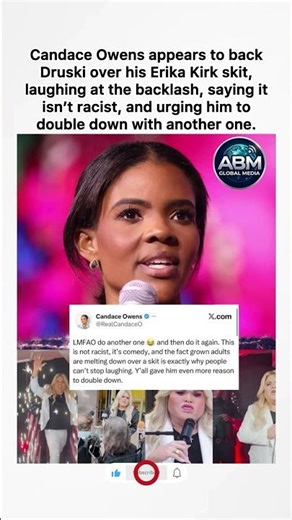 Candace Owens Backs Druski's Controversial Skit! 🤯 #candaceowens #druski #shorts