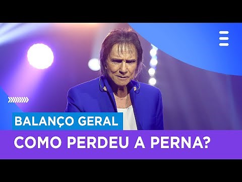 Roberto Carlos reveals how he lost his leg - 'Balanço Geral'