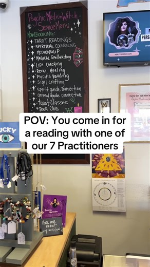 Did you know that we have SEVEN Psychic Practioners here that do readings? Head to the link in our bio and click on services to see what they offer, how much they charge, and to book your session. Many of them do virtual sessions as well! @mysacredbridge @owlmoons_ @TheMysticGinger @ClaireGarner #bayareawitch #bayareawitches #bayareatiktok #bayareahealers