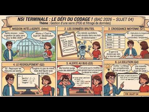 Sujet 4 NSI BAC 2026 · Plantes en serre