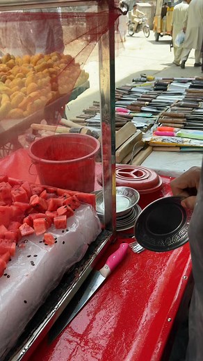 Mouth watering watermelon slices 😋 #food #watermelon #yummy #tasty #fyp #trending | StreetEats