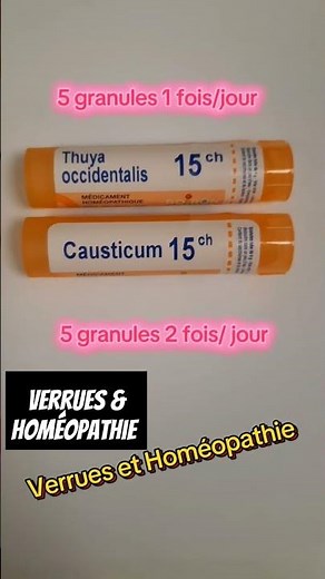 ✨️Comment se débarrasser naturellement des verrues ?✨️ #homeopathy