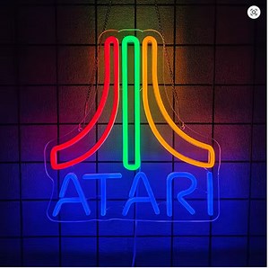 ATARI🕹Neon/LED Sign-Great 4 GameRoom/DORM/Kids Room SEE MY OTHER SIGNS | eBay